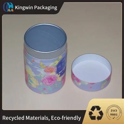 Wine Bottle Paper Packaging Custom Printed Round Tube Box for Wine Bottle