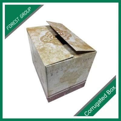 Corrugated 12 Bottles Beer Wine Packaging Carton Box