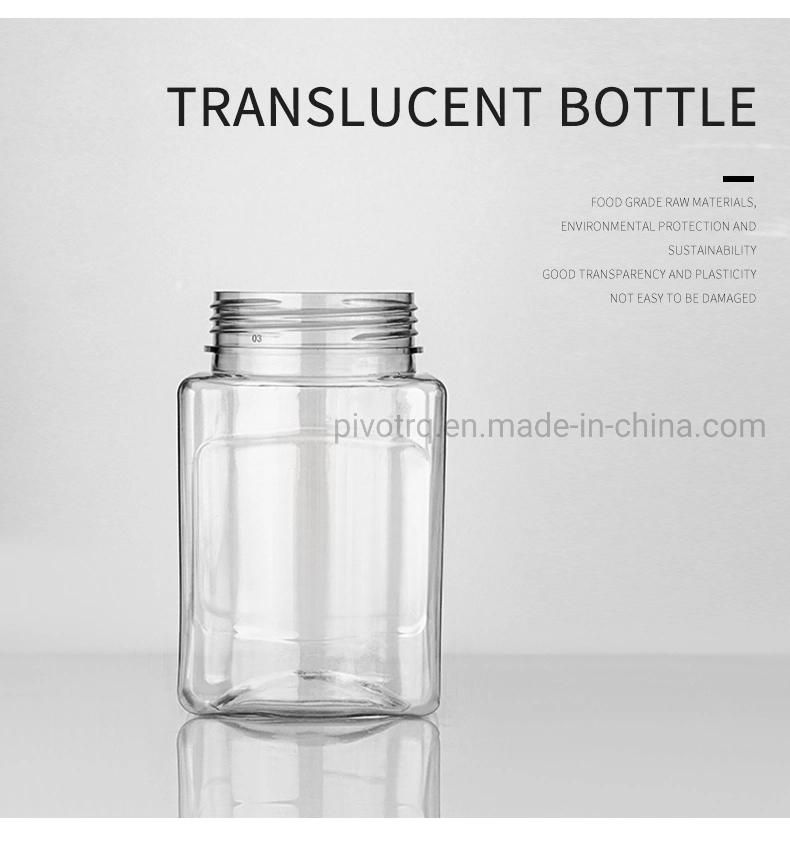 350ml 650ml Wild Mouth Pet Plastic Bottle for Food Storage