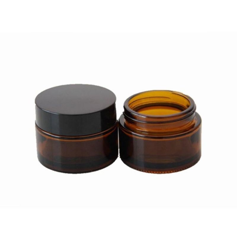 20g 30g 50g 100g Brown Glass Cream Jar Bottle Cream Bottle Cosmetic Packaging Jar Cream Glass Container Jar