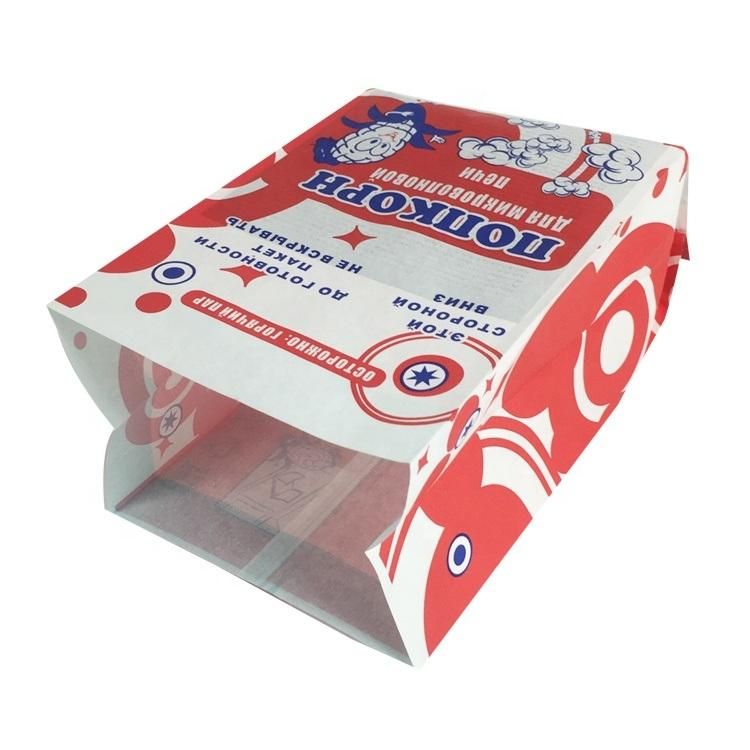 Food Packaging Microwave Popcorn Packing Paper Bag