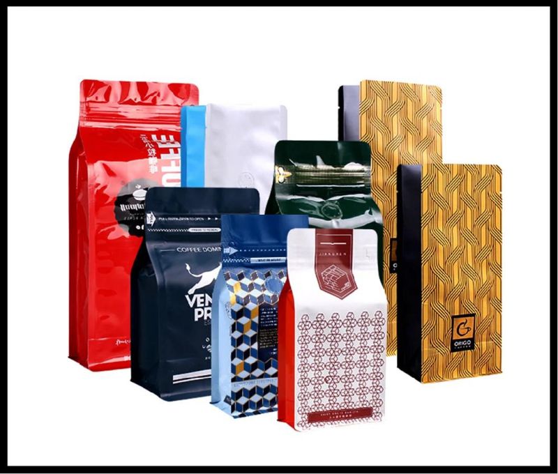 Custom Printed Lamianted Plastic Stand up Pouches for Food Dried Nuts Fruit Packing