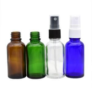 New design Custom Logo 10ml 20ml 30ml 50ml 100ml Glass Pump Bottle and Glass Spray for Cosmetic Packaging Set