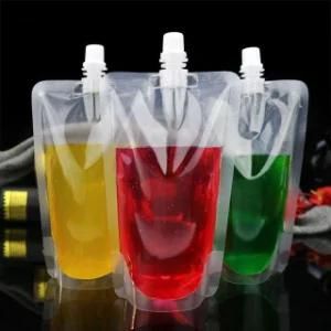 Wholesale Wine/Water/Oil Plastic Packing Spout Pouch / Liquid Spout Pouch