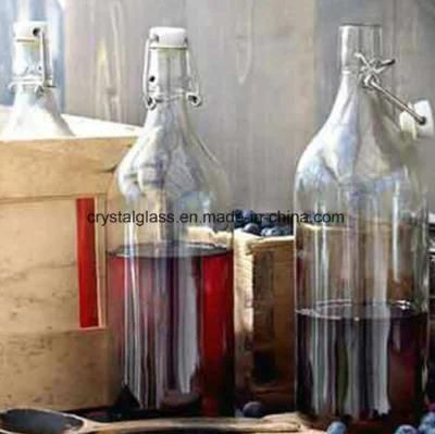 Factory Direct Sale Square and Round Glass Beverage/Wine Bottle 1000ml