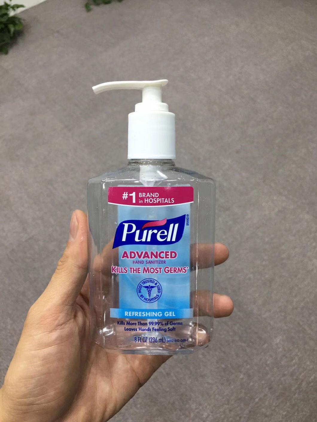 Anti-Bacterial Hand Sanitizer Gel Bottle 250ml 500ml Alcohol Hand Sanitizer