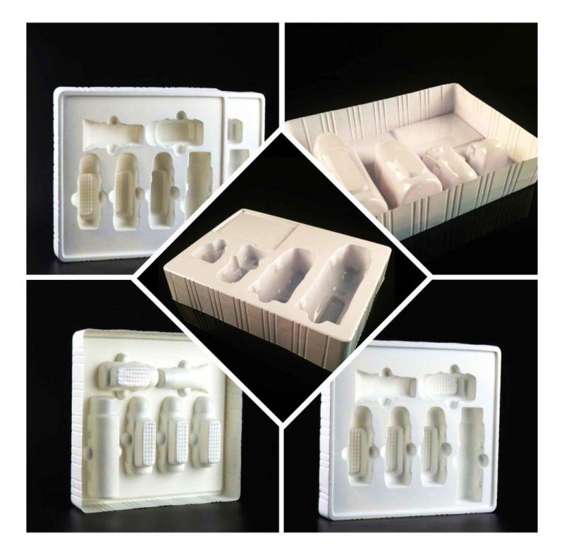 Wholesale High Quality White Cosmetics PVC Packaging Tray