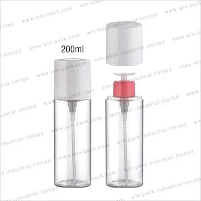 Empty Transparent Custom Made Plastic Bottle for Shampoo Liquid 80ml