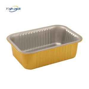 Take Away Food Container Aluminium Foil Tray with Lid