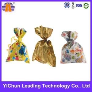 Customized Flower Printed Plastic Gift Candy Food Packaging Bag