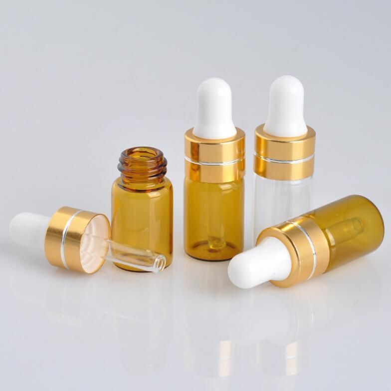 Hot Sale 3ml 5ml Essential Oil Bottle with Dropper