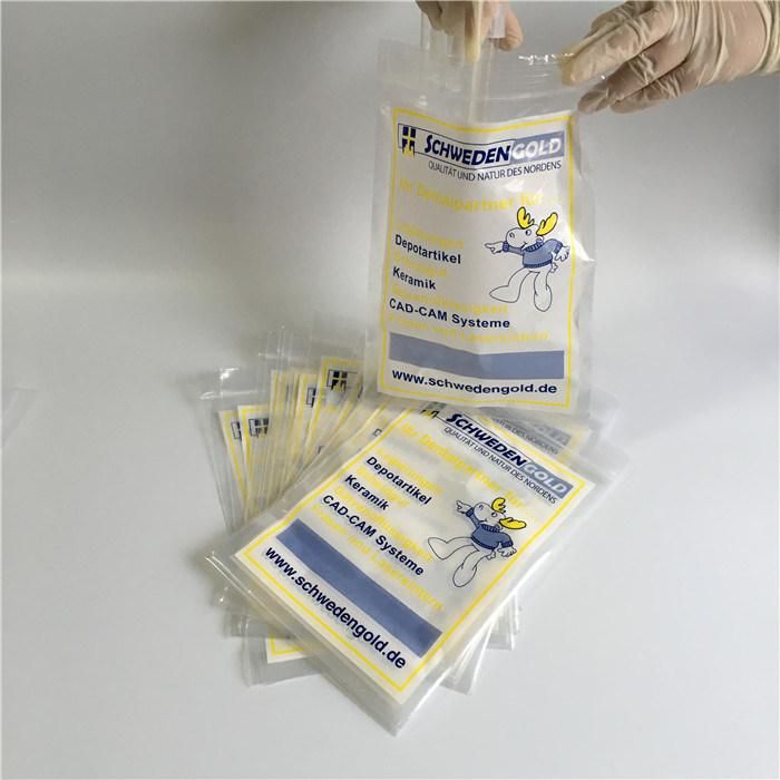 LDPE Plastic Disposable Biohazard Kangaroo Ziplock Specimen Bags