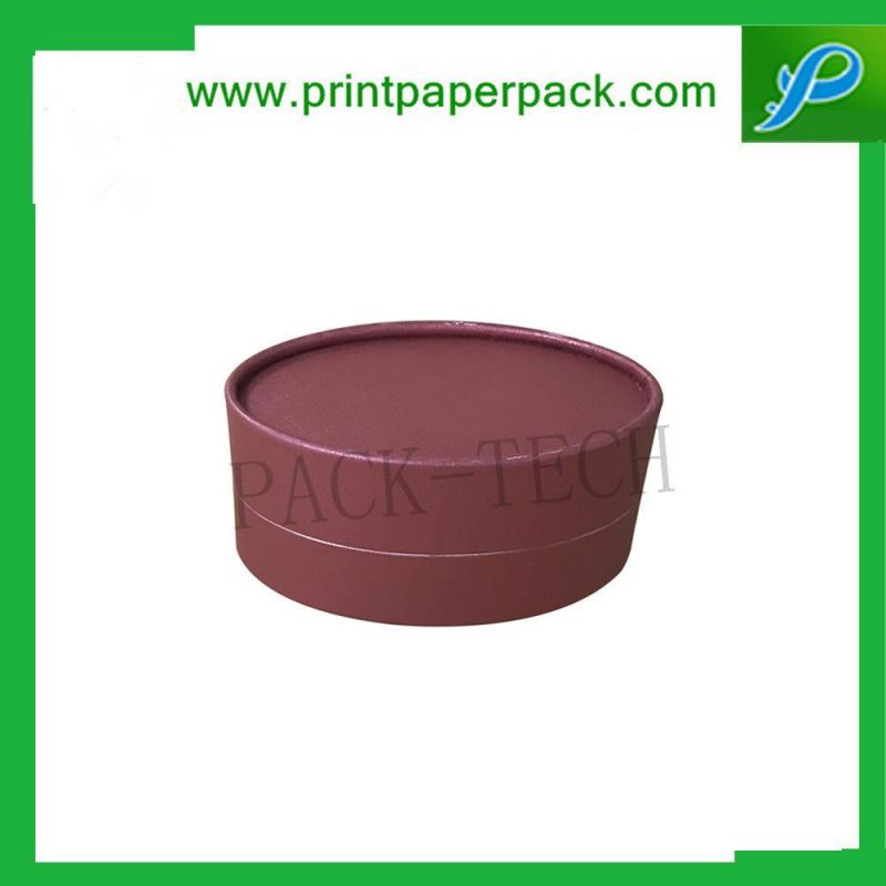 Customized Paper Round Tube Box Cosmetic Face Cream Paper Box Luxury Wine Box Tea Packaging Box