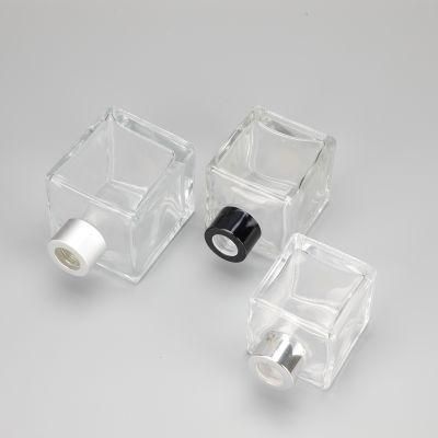 50ml Square Fragrance Bottle Transparent Diffuser Glass Bottle
