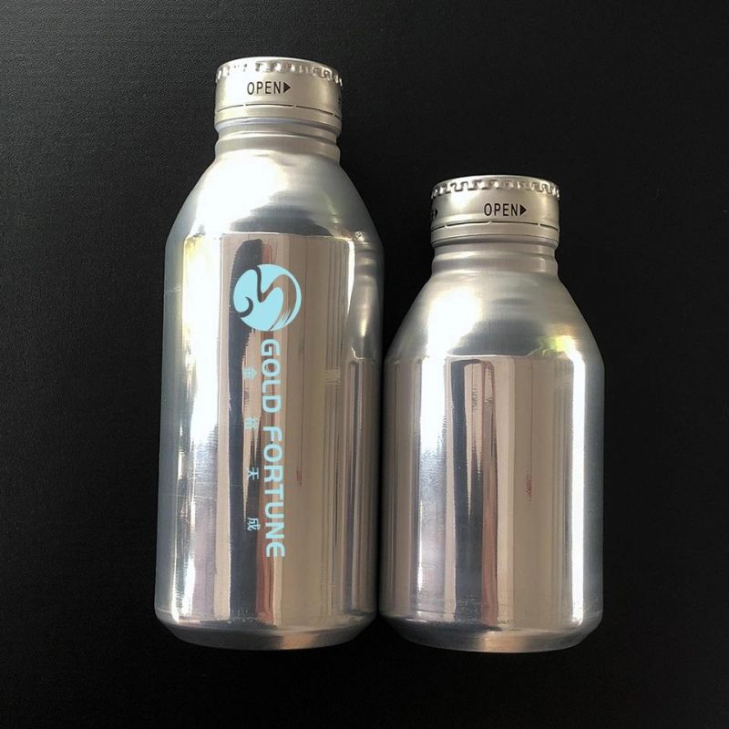 Food Grade Coating BPA Free Aluminum Beverage Bottle with 38mm Tamper Proof Cap