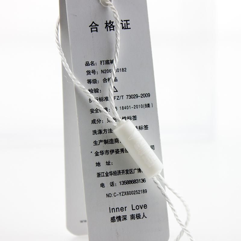 Wholesale Custom White Gray String Hangtag Swing Tag