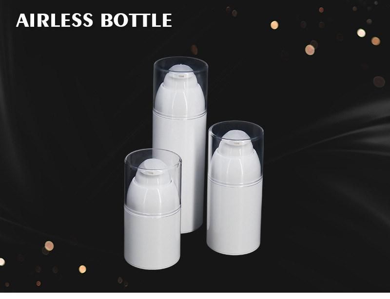 Custom Made Factory Supply Plastic Lotion Airless Bottles Cosmetic Packaging