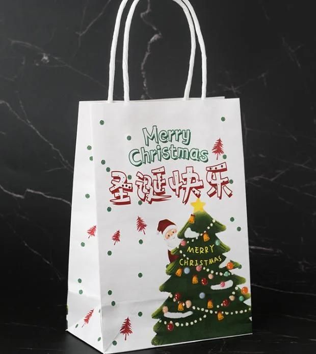 High Quality Gift Shopping Handbag in Custom Design Kraft Paper Bag with Handle