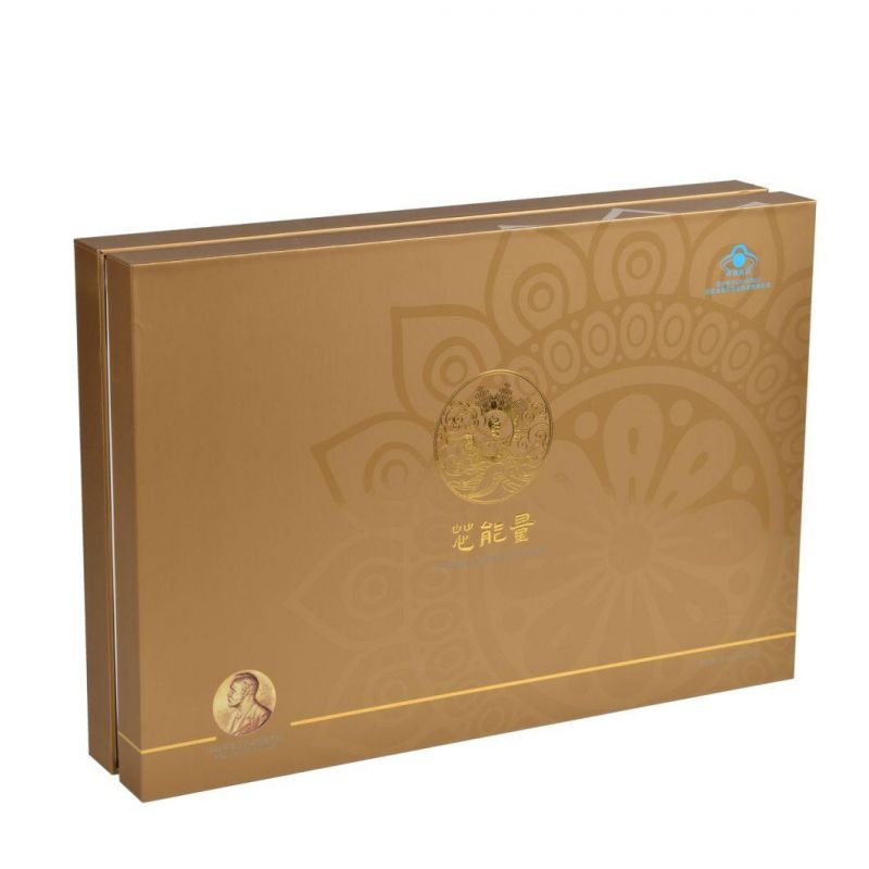 Custom Paper Skin Care Hard Cardboard Packaging Full Set Box Paper Gift Packing Golden Hot Stamping Printing Gift Box
