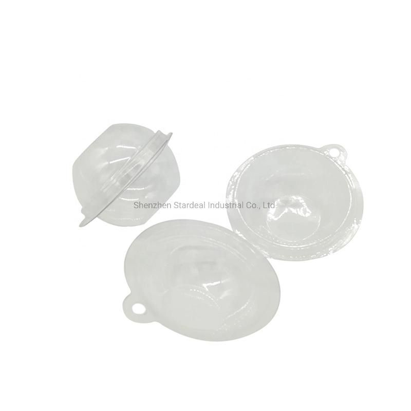 Custom Design Plastic Pet PVC Clear Blister Bath Bomb Clamshell