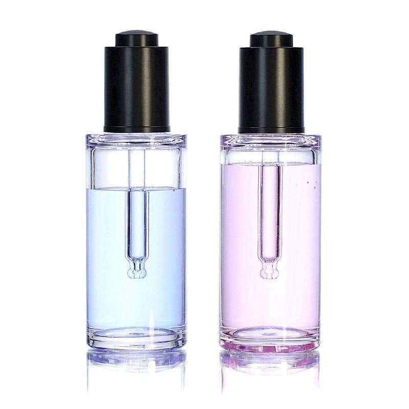 30ml Cosmetic Transparent Essential Oil Glass Serum Dropper Bottles