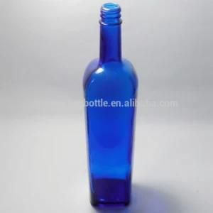 500ml High Quality Color Painting Tequila Glass Bottle with Cork Screw Cap Crown Cap for Liquor Beverage