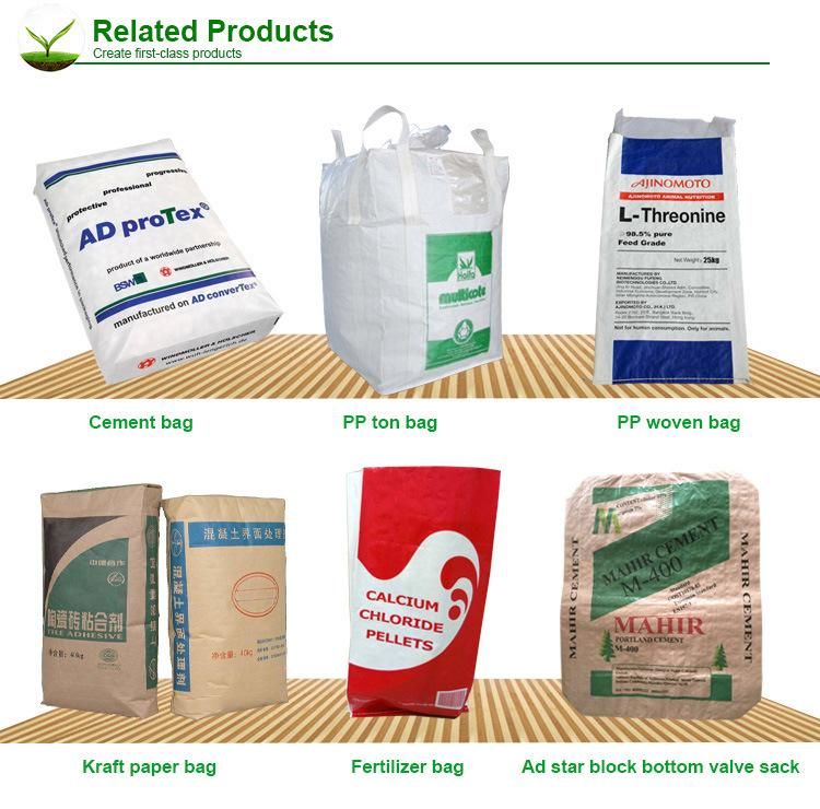 PP Rice Packaging Bag Rice Flour Packaging Sack White Color Good Quality Customized Print PP Woven Bag