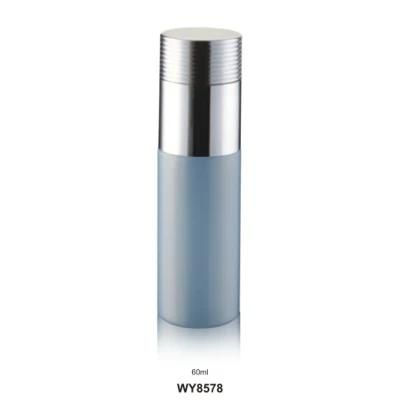 White Color Custom Made Flat Shoulder 40ml 60ml 100ml 120ml Luxury Clear Unique Lotion Cosmetic Pump Bottle