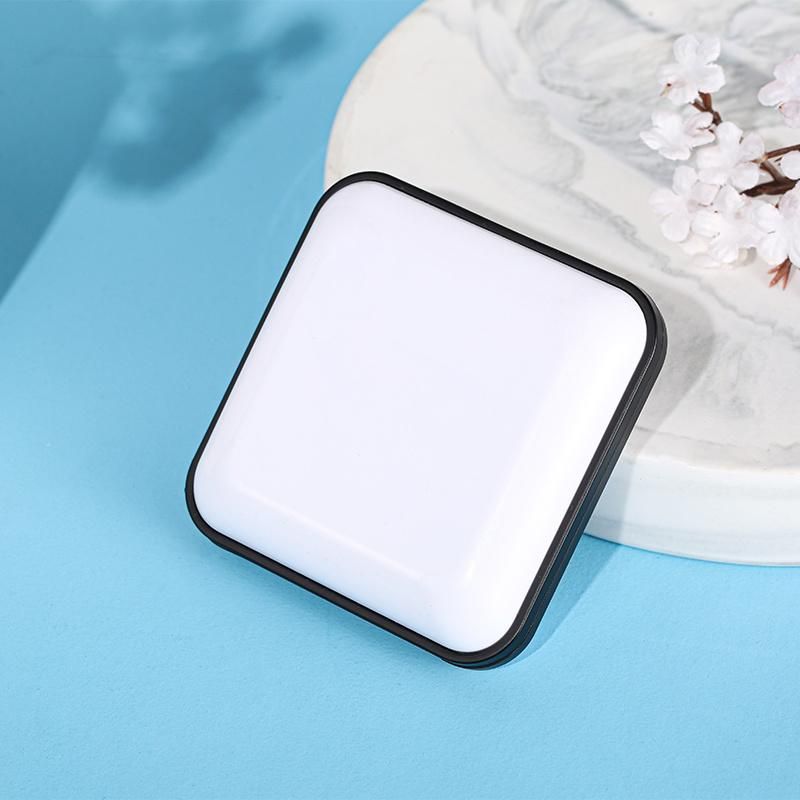 Wholesale 12g New Design Square White Bb Cc Cream Cushion Box Container with Mirror Air Compact Cushion Foundation Case