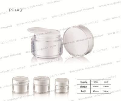 Eco Friendly Lotion Cosmetic Cream Acrylic Jar for Skincare 30g