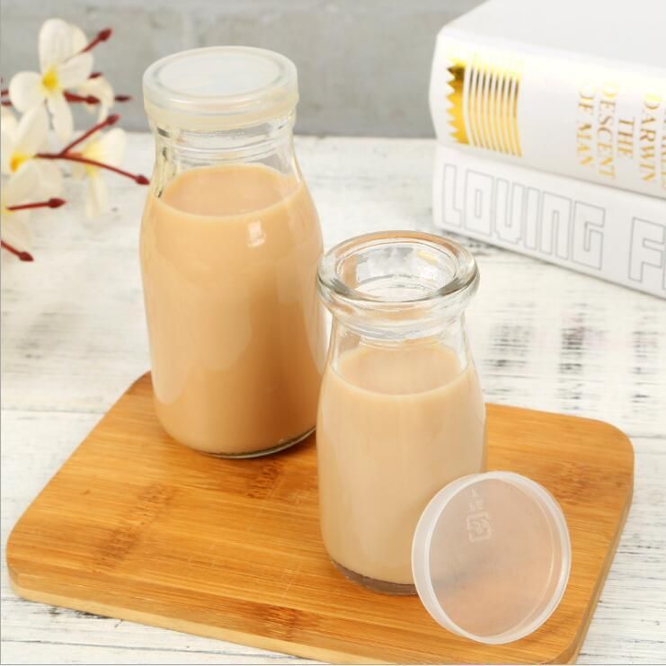 0.5L 1L Round Shape Glass Bottle for Packaging Milk