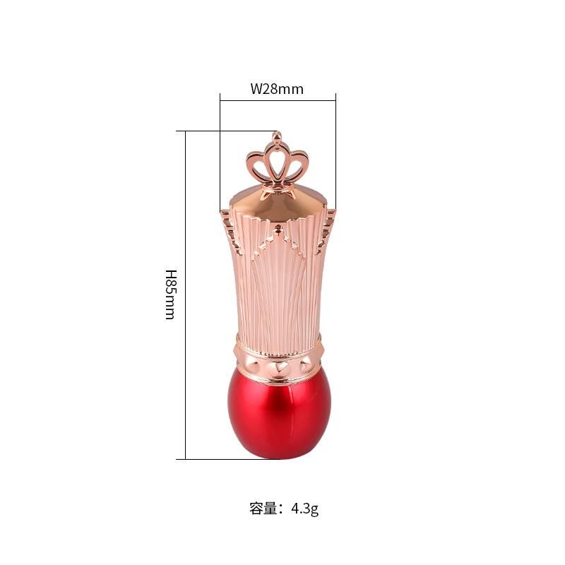 in Stock Ready to Ship 4.3G Korean Style Lipstick Tubes Lip Stick Container Bottle Lip Balm Cosmetic Packaging