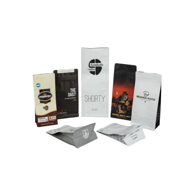 Stand up Kraft Paper Coffee Bag with Valve