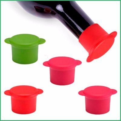 Factory Customized Hot-Selling High Quality Silicone Wine Bottle Stopper with Lovely Shape