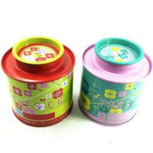 Factory Directly Food Grade Round Packing Tin Box Tea Tin