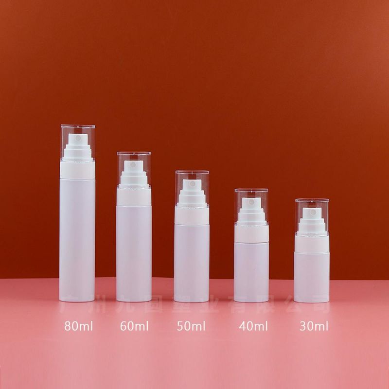 Wholesale 30/40/50/60/80ml Spray Bottle Transparent Pet Plastic Cosmetic Dispenser Bottle Small Spray Bottle for Fixing Makeup