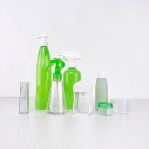 360ml Round Shoulder Boston Pet Plastic Bottle with Pump Cap for Personal Care