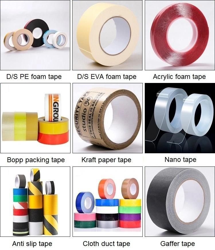 Black Single Sided PE Foam Tape for Holding Photo Frame