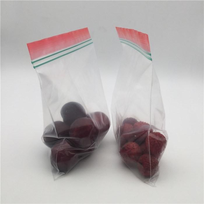 Food Grade Zipper Plastic Packaging Bag for The Refrigerator Storage