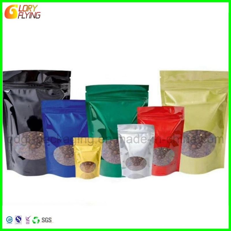 Packaging Supplier Printed Zipper Self - Sealing Laminated Stand up Bags Kraft Paper Plastic Packaging Coffee Tea Bags