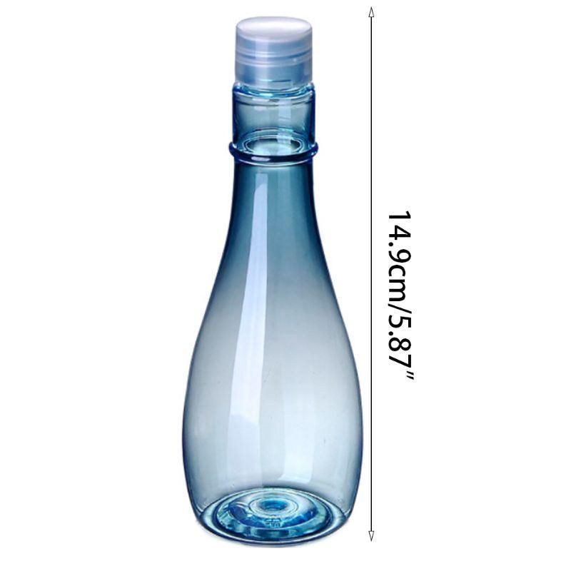 150ml Gourd Bottle Transparent Glossy Cover Toner Bottle Cosmetic Plastic Bottle