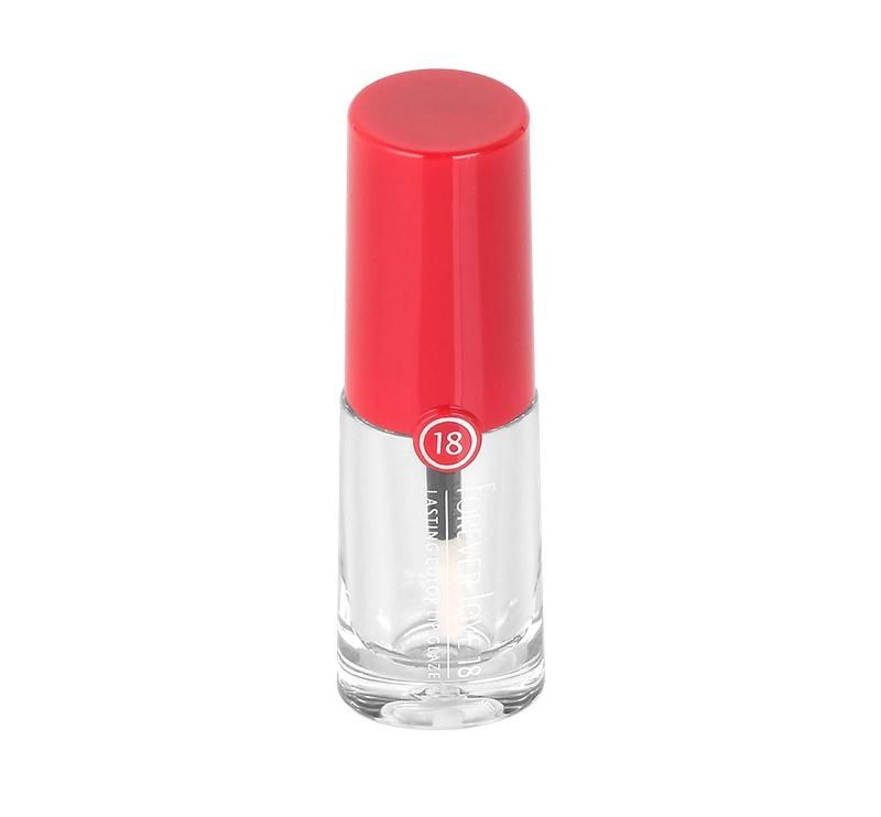 Top Seller 5ml Red Top Transparent Tubes Clear Plastic Lip Gloss Packaging Lip Gloss Tube