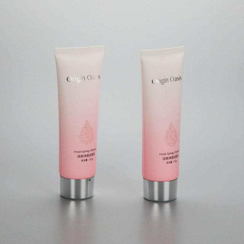 Cosmetic Packaging 30ml Flat Colorful Shiny Silver 30g Flat Abl Tube 1oz Bb Cream Tube