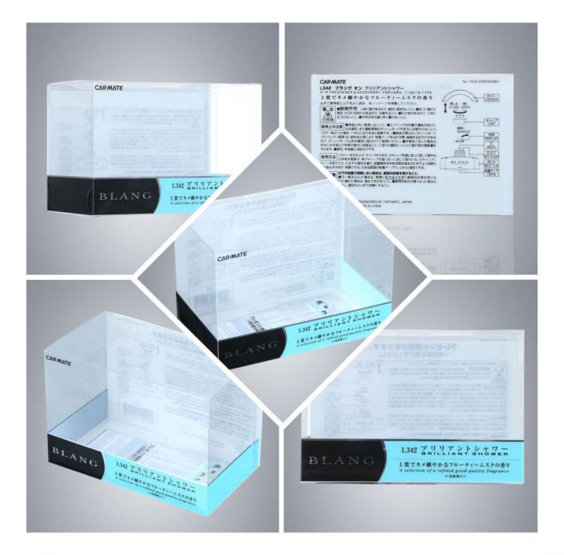 Manufacturer Custom PVC Printing Clear Plastic Gift Packaging Boxes