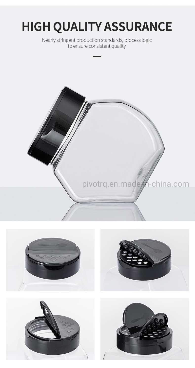 390ml Pet Plastic Salt and Pepper Shaker Bottles for Packing Spices Chili