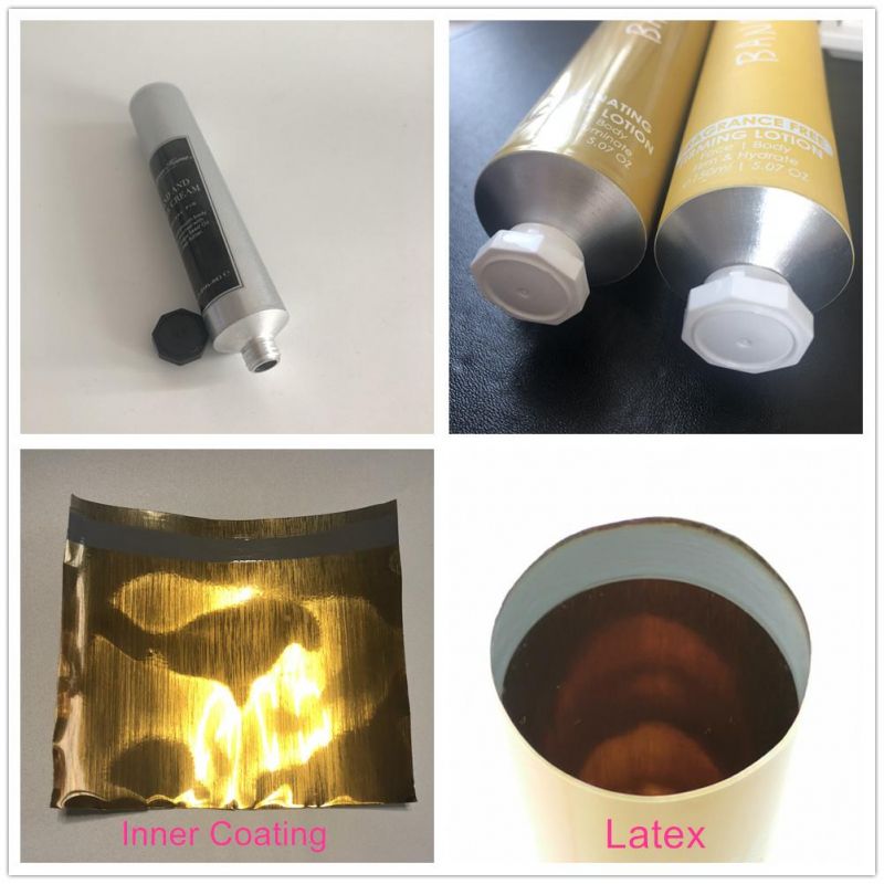 High Quality 100ml 150ml 200ml Cosmetic Metal Tube for Packing Skin Scrub