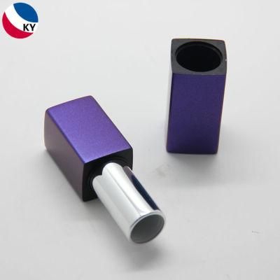 Colorful Cosmetic Blue Empty Aluminum Lipstick Tube