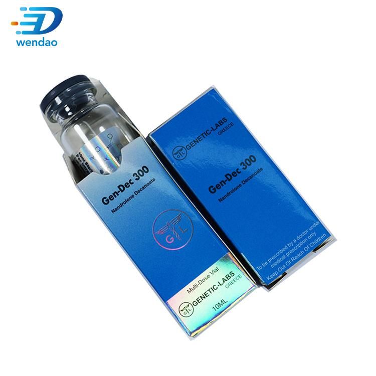 Popular Style Customized Factory Manufacturer 10ml Bodybuilding Anabolic Injection Vial Holographic Box