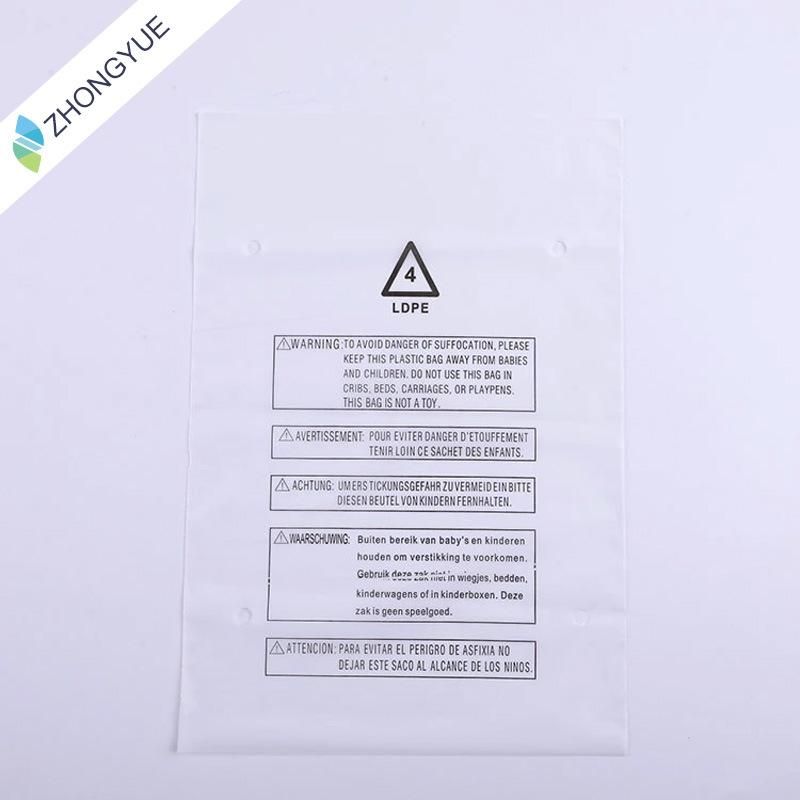 Small Moisture Proof CPE Frosted T-Shirt Clothes Packaging Plastic Bag