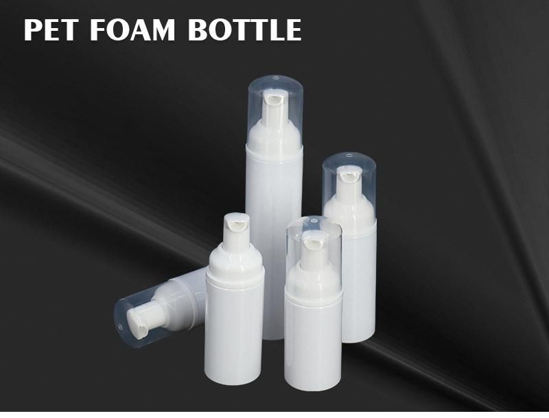 Empty Pet Plastic Foam Spray Bottles Facial Cleansing Soap 50ml 60ml 70ml 90ml 100ml